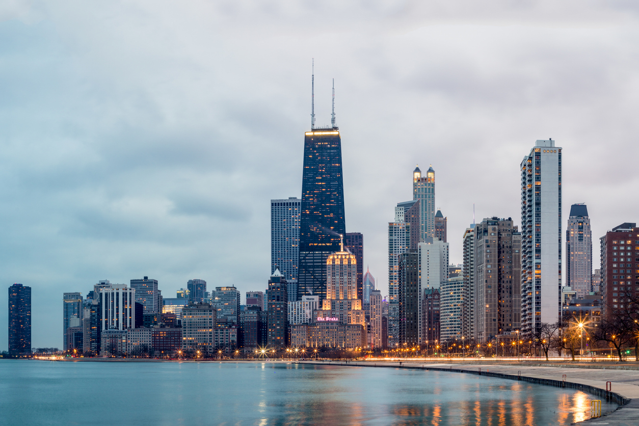 Chicago skyline with Willis Tower